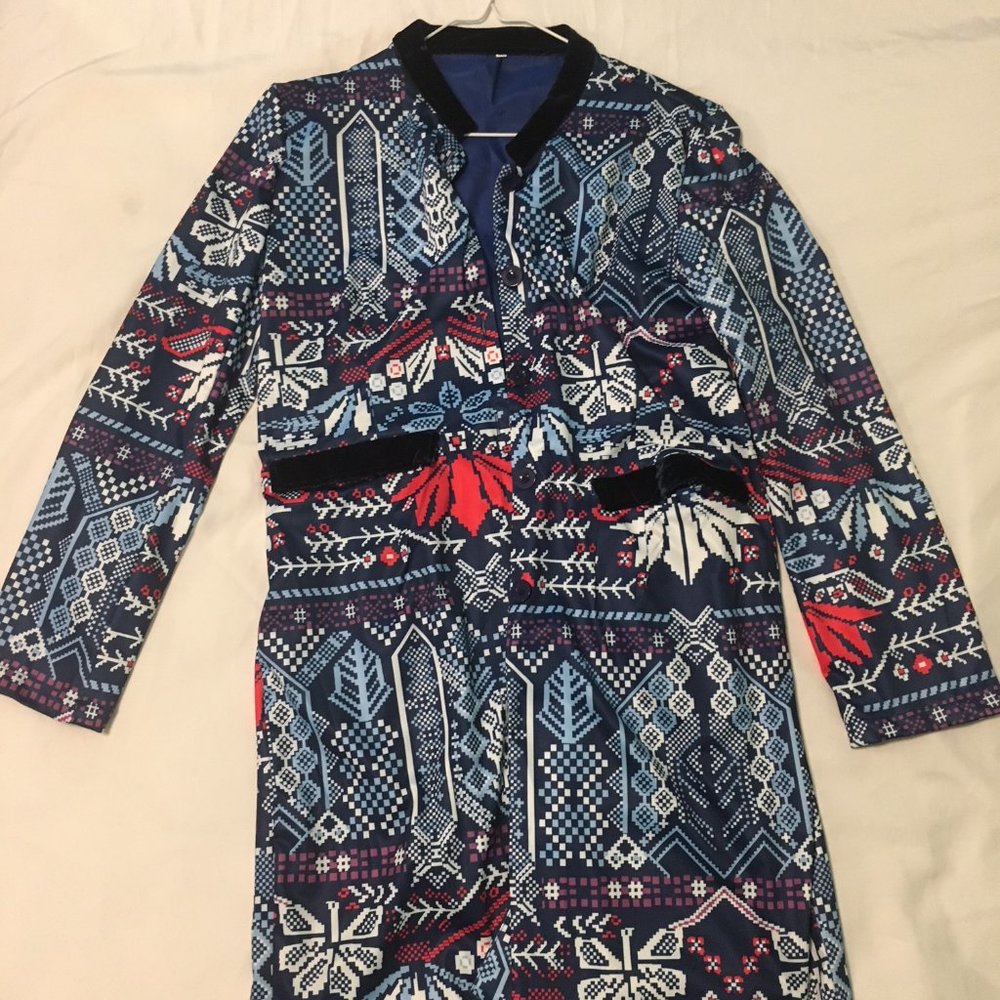Multi Colored Long Coat